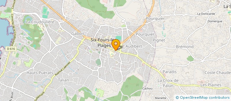localisation de l'entreprise MONSIEUR THOMAS BOURGUIGNON à SIX-FOURS-LES-PLAGES