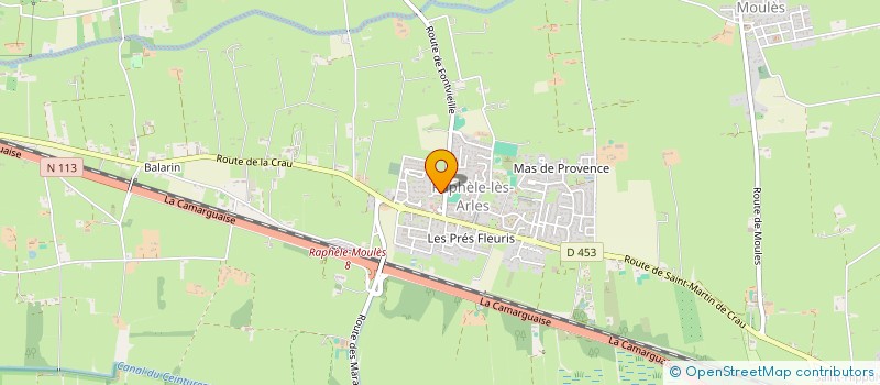 localisation de l'entreprise MONSIEUR THOMAS BOURIEZ  ARLES