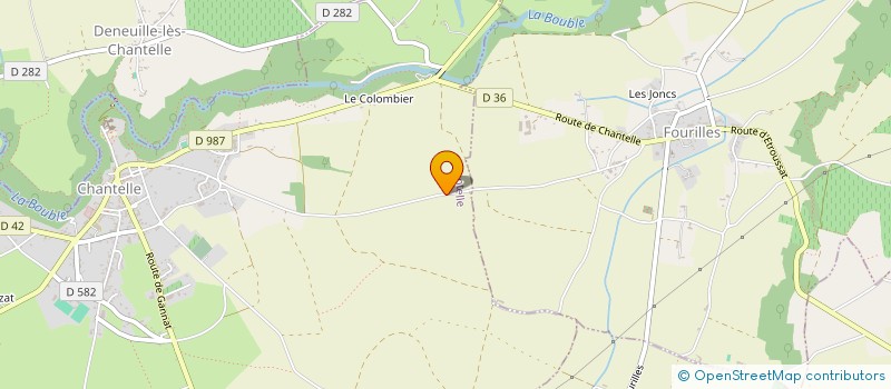 localisation de l'entreprise MONSIEUR THOMAS BOUSCH  CHANTELLE