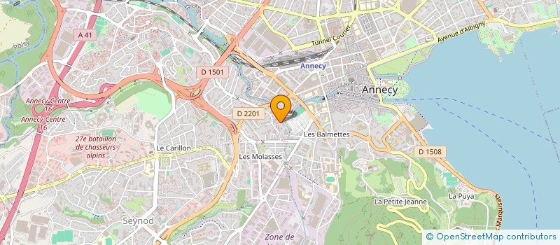 localisation de l'entreprise MONSIEUR THOMAS BOUSQUET à ANNECY