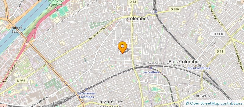 localisation de l'entreprise MONSIEUR THOMAS BOUVARD à COLOMBES