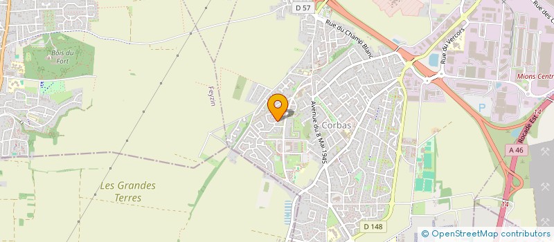 localisation de l'entreprise MONSIEUR THOMAS BOUVARD à CORBAS