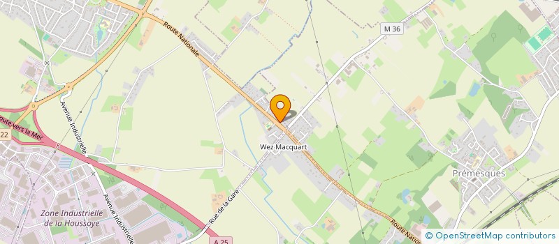 localisation de l'entreprise MONSIEUR THOMAS BOUVET  LA CHAPELLE-D'ARMENTIERES