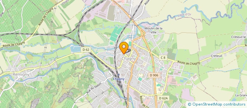 localisation de l'entreprise MONSIEUR THOMAS BOUVIER  CHAGNY