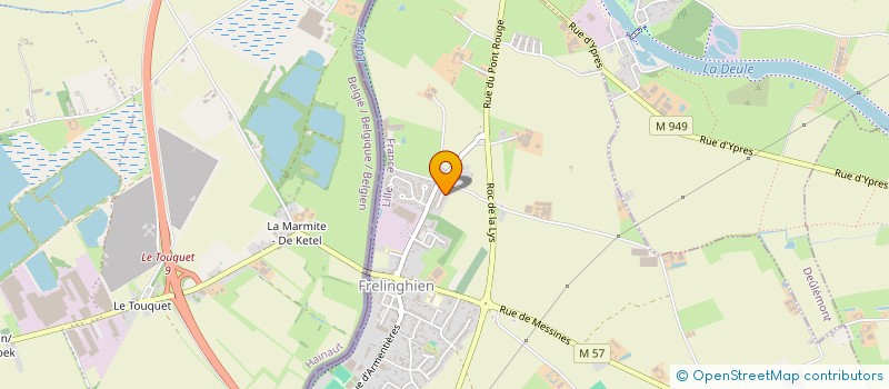 localisation de l'entreprise MONSIEUR THOMAS BOYER  FRELINGHIEN