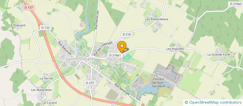 localisation de l'entreprise MONSIEUR THOMAS BOYER  SAINT-PORCHAIRE