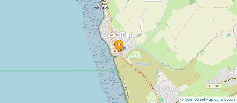 localisation de l'entreprise MONSIEUR THOMAS BRACHET  AUDRESSELLES