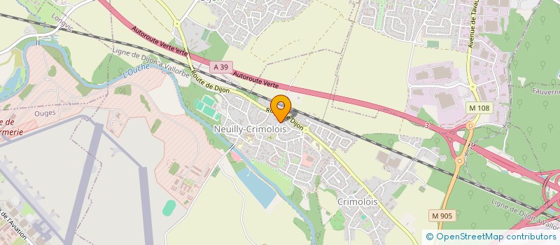 localisation de l'entreprise MONSIEUR THOMAS BRAIN  NEUILLY-CRIMOLOIS