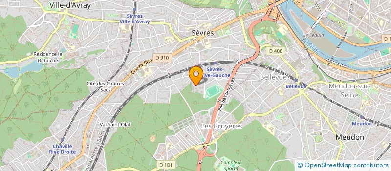 localisation de l'entreprise MONSIEUR THOMAS BRANCOURT  SEVRES
