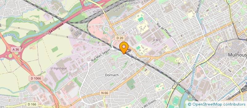 localisation de l'entreprise MONSIEUR THOMAS BRANDELIK  MULHOUSE