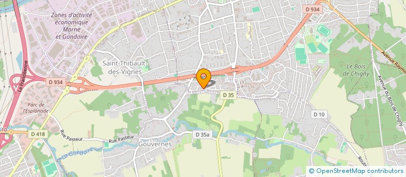 localisation de l'entreprise MONSIEUR THOMAS BRANDO  LAGNY-SUR-MARNE