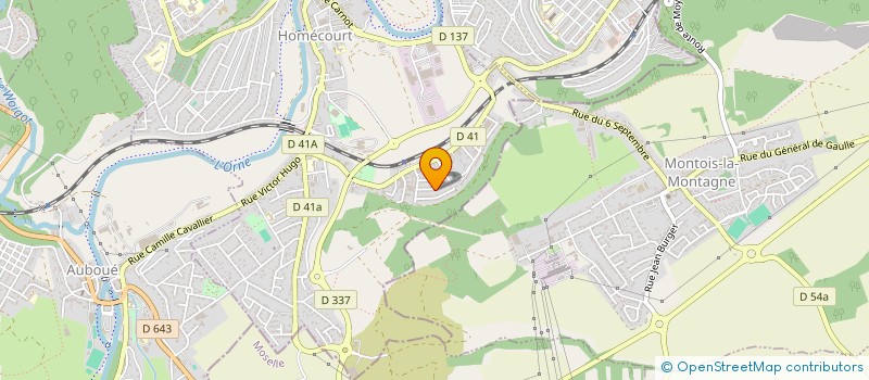 localisation de l'entreprise MONSIEUR THOMAS BRAUN  HOMECOURT