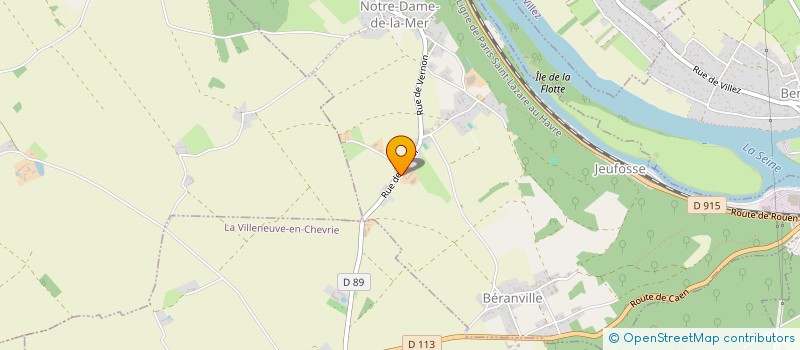 localisation de l'entreprise MONSIEUR THOMAS BREBION  NOTRE-DAME-DE-LA-MER