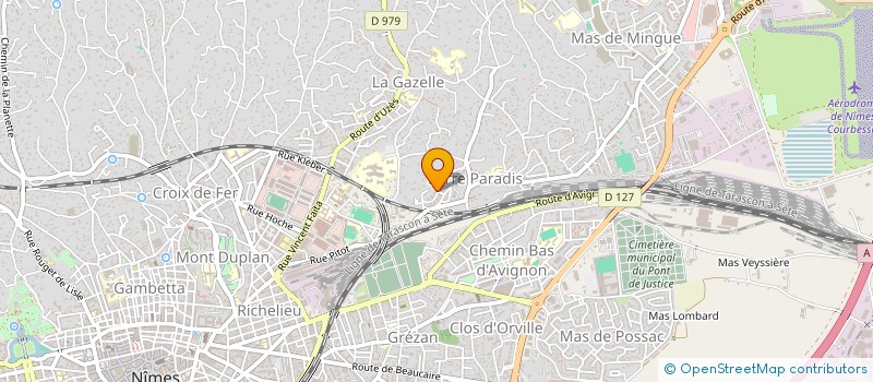 localisation de l'entreprise MONSIEUR THOMAS BRES  NIMES