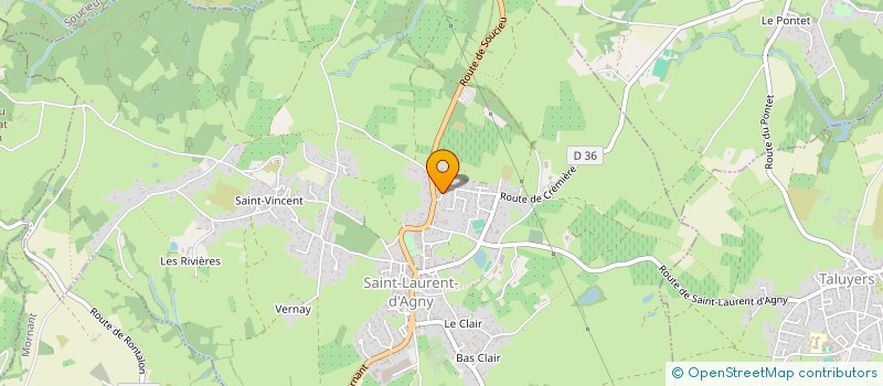 localisation de l'entreprise MONSIEUR THOMAS BRETAIRE  SAINT-LAURENT-D'AGNY