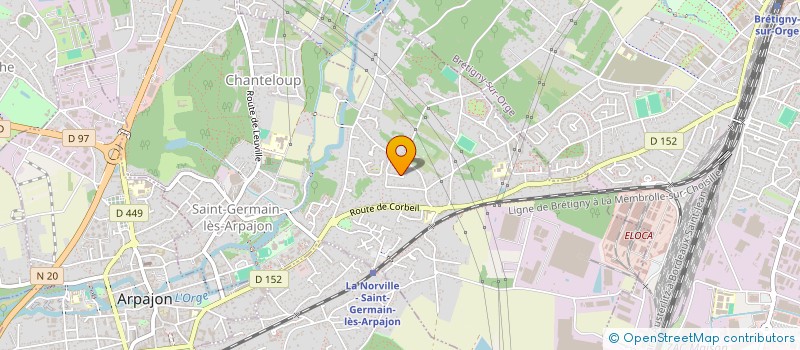 localisation de l'entreprise MONSIEUR THOMAS BRIARD à SAINT-GERMAIN-LES-ARPAJON