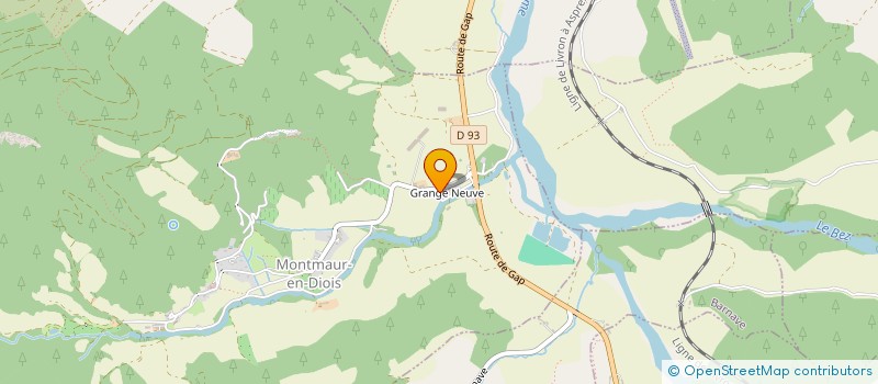 localisation de l'entreprise MONSIEUR THOMAS BRION  MONTMAUR-EN-DIOIS