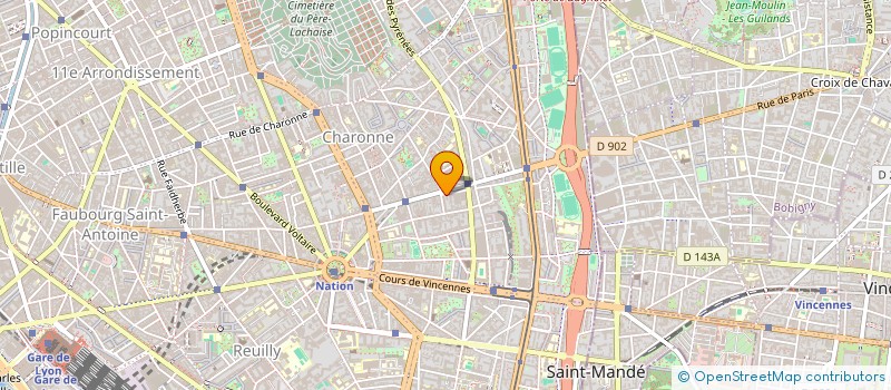 localisation de l'entreprise MONSIEUR THOMAS BRIZON  PARIS