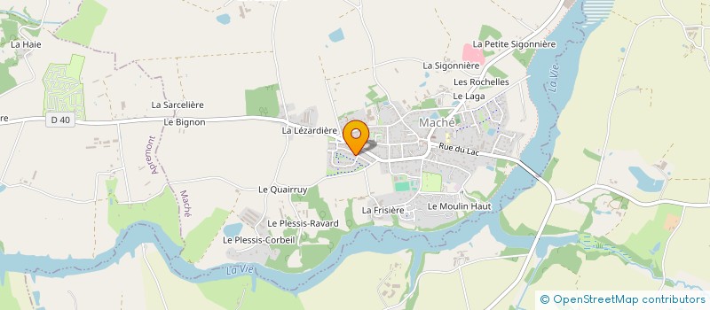 localisation de l'entreprise MONSIEUR THOMAS BROCHARD à MACHE