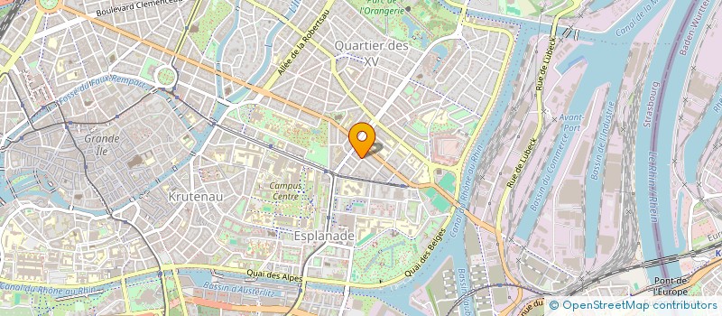 localisation de l'entreprise MONSIEUR THOMAS BROGNON  STRASBOURG