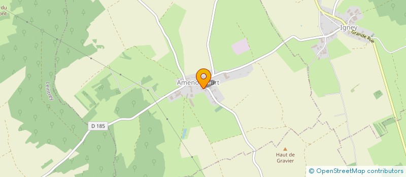 localisation de l'entreprise MONSIEUR THOMAS BRONNER  AMENONCOURT