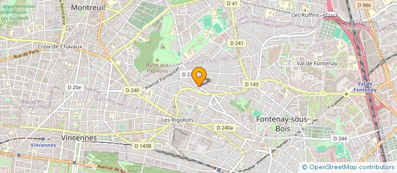 localisation de l'entreprise MONSIEUR THOMAS BROSSET à FONTENAY-SOUS-BOIS