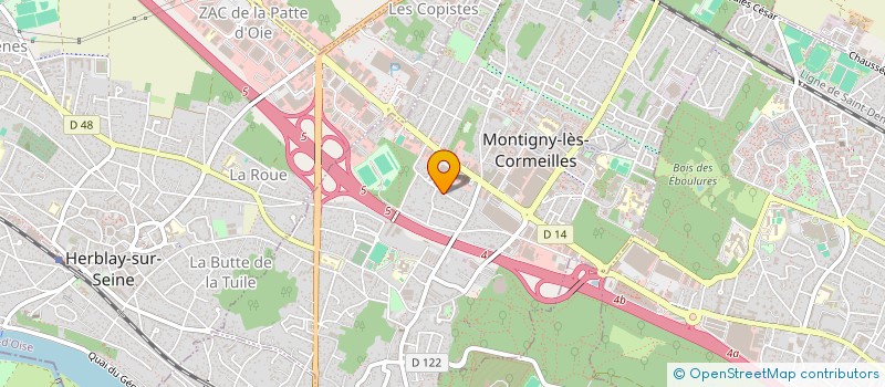 localisation de l'entreprise MONSIEUR THOMAS BROUTE à MONTIGNY-LES-CORMEILLES