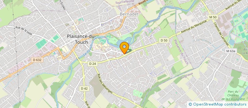 localisation de l'entreprise MONSIEUR THOMAS BRUGEROLLES  PLAISANCE-DU-TOUCH