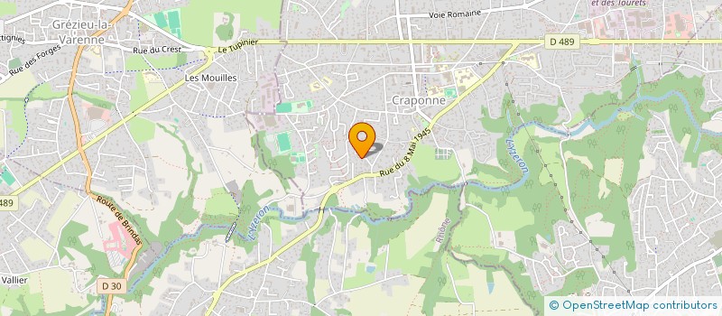 localisation de l'entreprise MONSIEUR THOMAS BRUGNOT  GREZIEU-LA-VARENNE