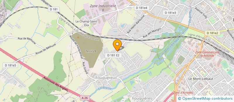 localisation de l'entreprise MONSIEUR THOMAS BRULIN  FOUQUEREUIL