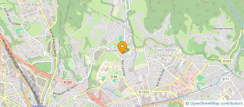 localisation de l'entreprise MONSIEUR THOMAS BRUNET  BASSENS