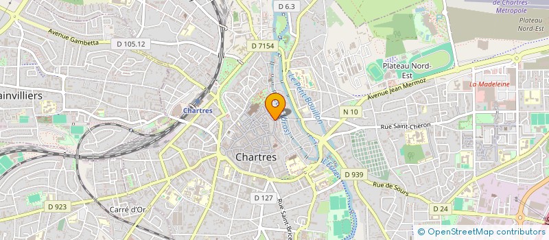 localisation de l'entreprise MONSIEUR THOMAS BRUNETEAU à CHARTRES