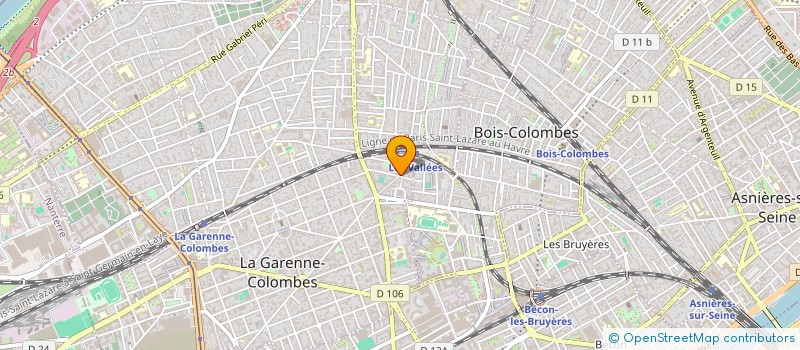 localisation de l'entreprise MONSIEUR THOMAS BRUNIER à LA GARENNE-COLOMBES