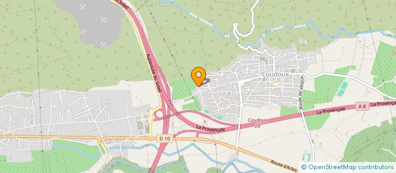 localisation de l'entreprise MONSIEUR THOMAS BRUNO  COUDOUX