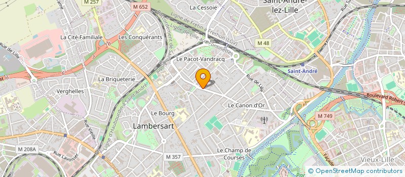 localisation de l'entreprise MONSIEUR THOMAS BUCHET à LAMBERSART