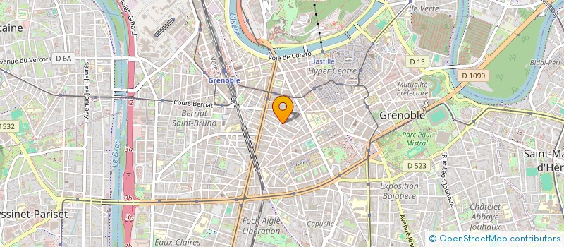 localisation de l'entreprise MONSIEUR THOMAS BUFFET  GRENOBLE