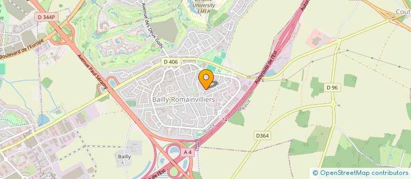 localisation de l'entreprise MONSIEUR THOMAS BUI  BAILLY-ROMAINVILLIERS