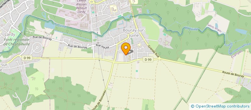 localisation de l'entreprise MONSIEUR THOMAS BUQUET  BOURAY-SUR-JUINE