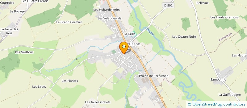 localisation de l'entreprise MONSIEUR THOMAS BURDA  PERRUSSON