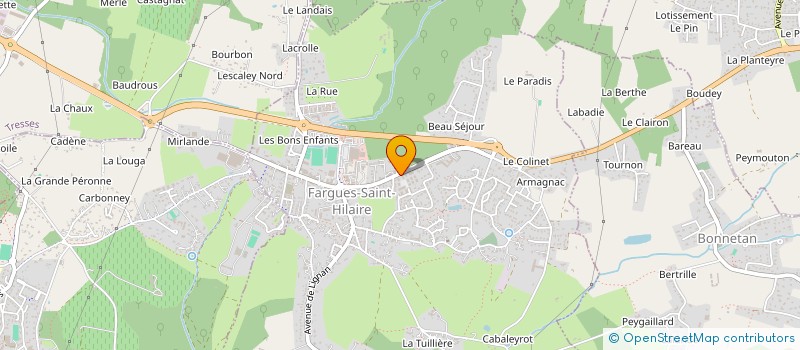 localisation de l'entreprise MONSIEUR THOMAS BURGAUD  FARGUES-SAINT-HILAIRE