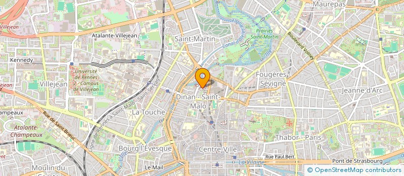 localisation de l'entreprise MONSIEUR THOMAS BURGHAGEN  RENNES