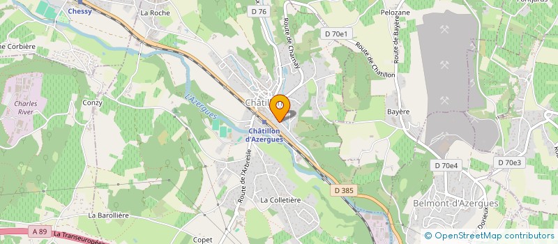 localisation de l'entreprise MONSIEUR THOMAS BURIANNE  CHATILLON