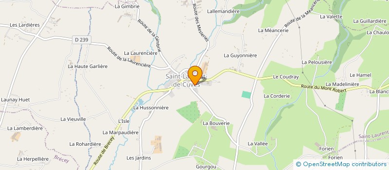 localisation de l'entreprise MONSIEUR THOMAS BURON  SAINT-LAURENT-DE-CUVES