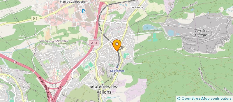 localisation de l'entreprise MONSIEUR THOMAS BYL à SEPTEMES-LES-VALLONS