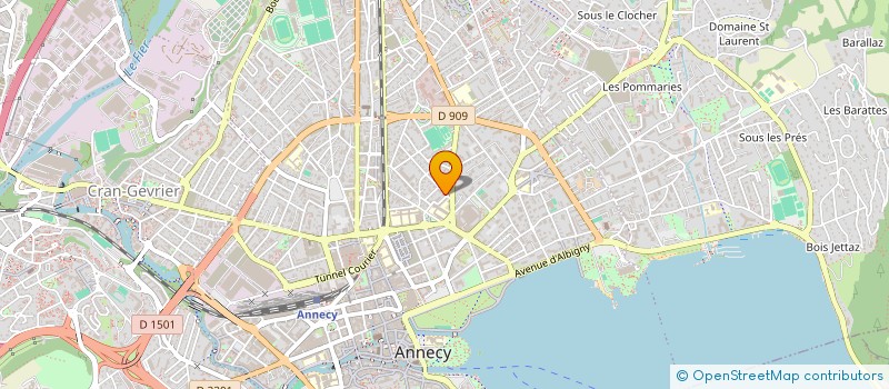 localisation de l'entreprise MONSIEUR THOMAS CABANNE à ANNECY