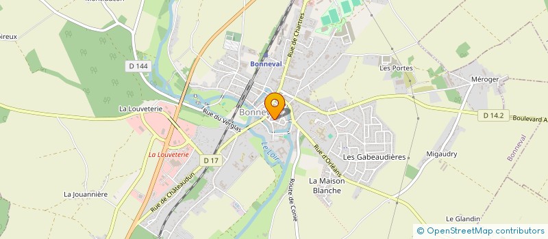 localisation de l'entreprise MONSIEUR THOMAS CABART  BONNEVAL