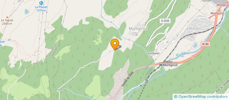 localisation de l'entreprise MONSIEUR THOMAS CACCIATORE  AIME-LA-PLAGNE