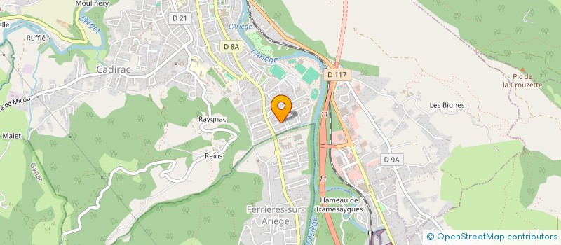 localisation de l'entreprise MONSIEUR THOMAS CACERES  FOIX