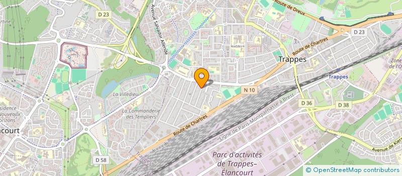 localisation de l'entreprise MONSIEUR THOMAS CADELIS à TRAPPES