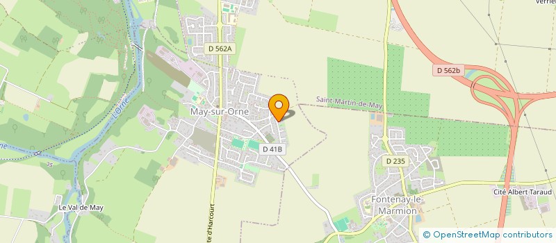 localisation de l'entreprise MONSIEUR THOMAS CADILLON  SAINT-MARTIN-DE-MAY